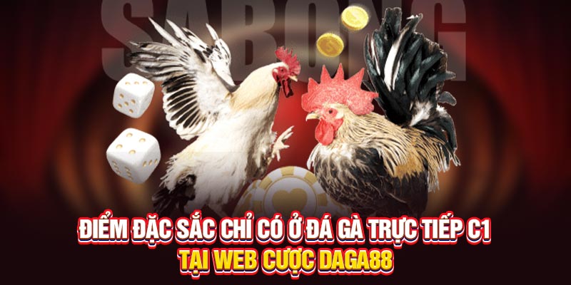 Ưu điểm của đá gà trực tiếp C1 tại DAGA88